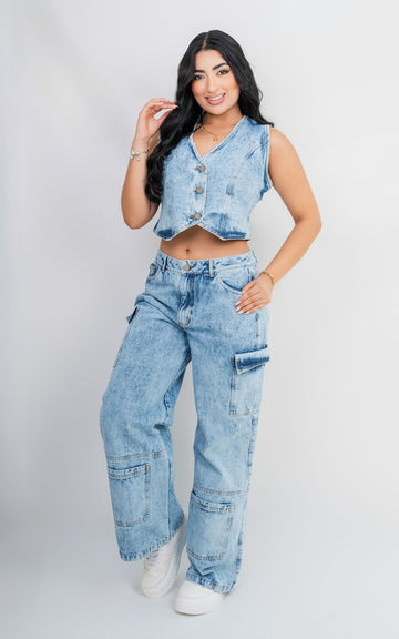 JEAN CARGO DENIM